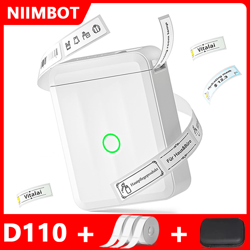 Ticket Redemption Machine - Niimbot-miniimpresora portátil inalámbrica D110, impresora de