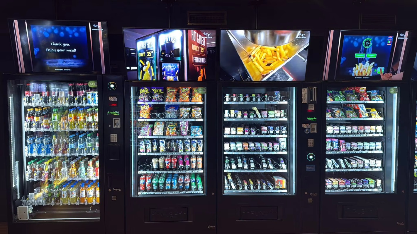 Arcade Vending Machine - Máquina Expendedora Inteligente de Snacks Comercial,
