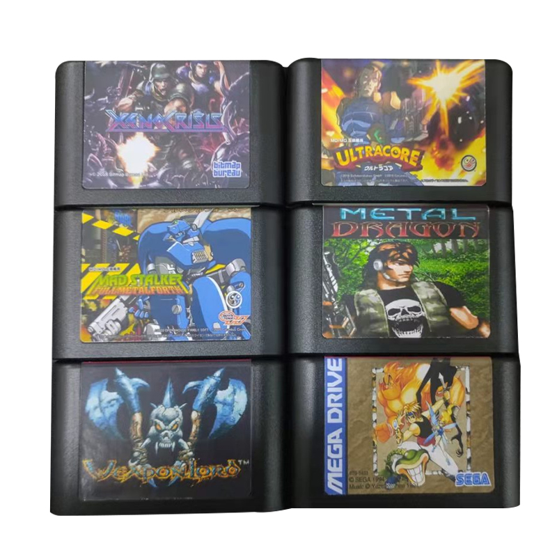 Sega Arcade Coin Pusher - Tarjeta de juego personalizada Retro MD