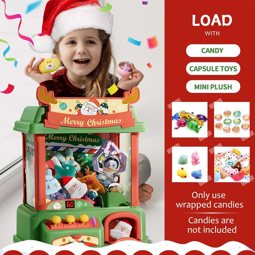 Máquina de garra de Navidad pa - Arcade Games And Vending reseña y precio