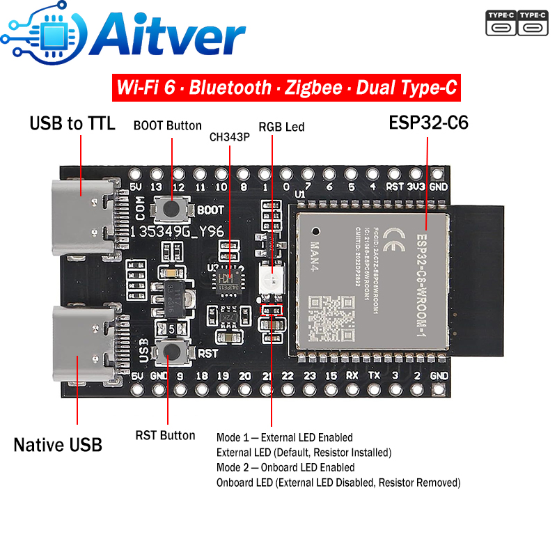 Placa de desarrollo ESP32 C6 W - Arduino Vending Machine Project reseña y precio