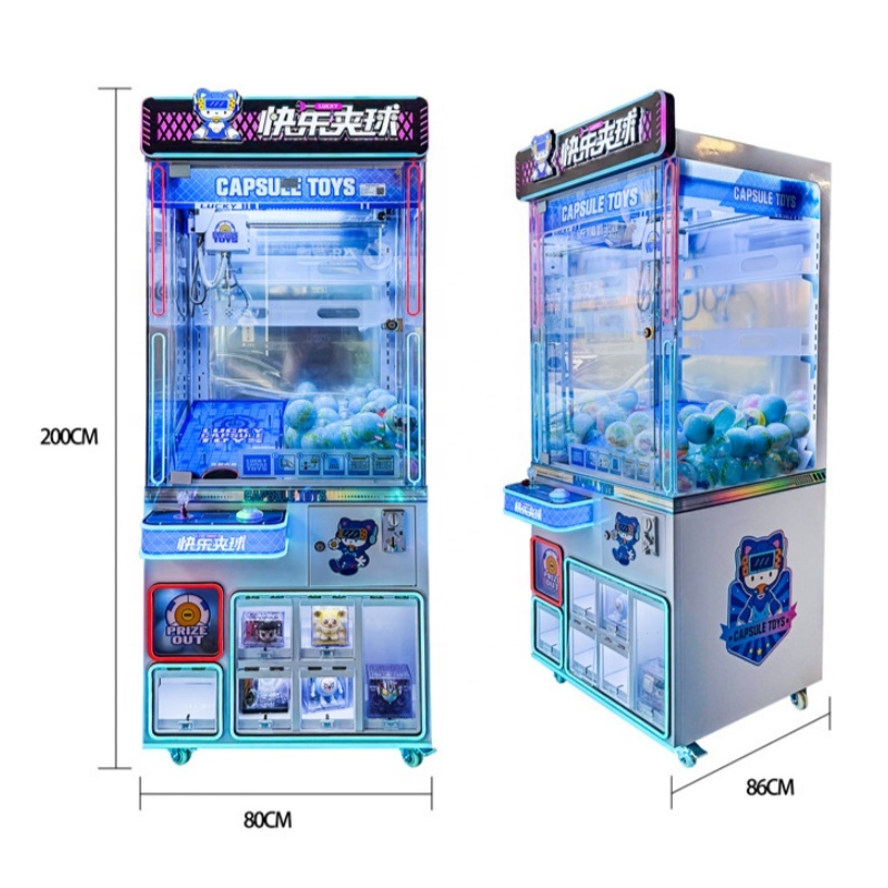 Máquina de gachapones con grúa - Prize Capsule Toy Machine reseña y precio