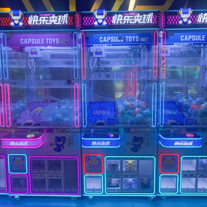 Máquina de gachapones con grúa - Prize Capsule Toy Machine reseña y precio