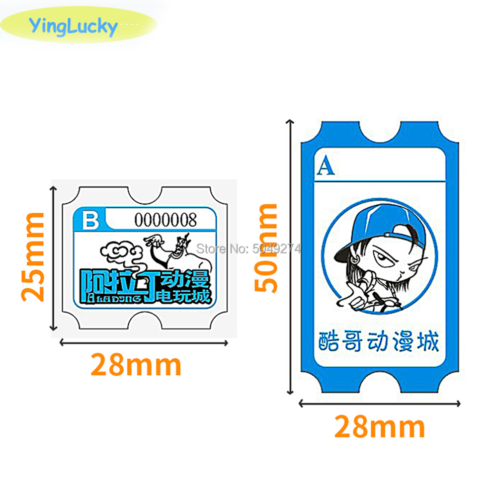 Yinglucky 2000 unids/lote rede - Ticket Redemption Machine reseña y precio