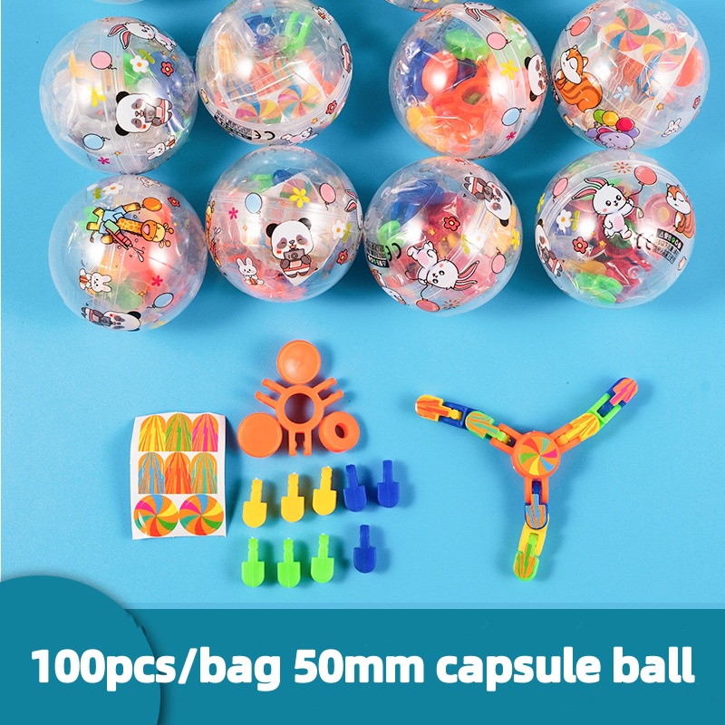 100 unids/bolsa 50mm cápsula b - Prize Capsule Toy Machine reseña y precio