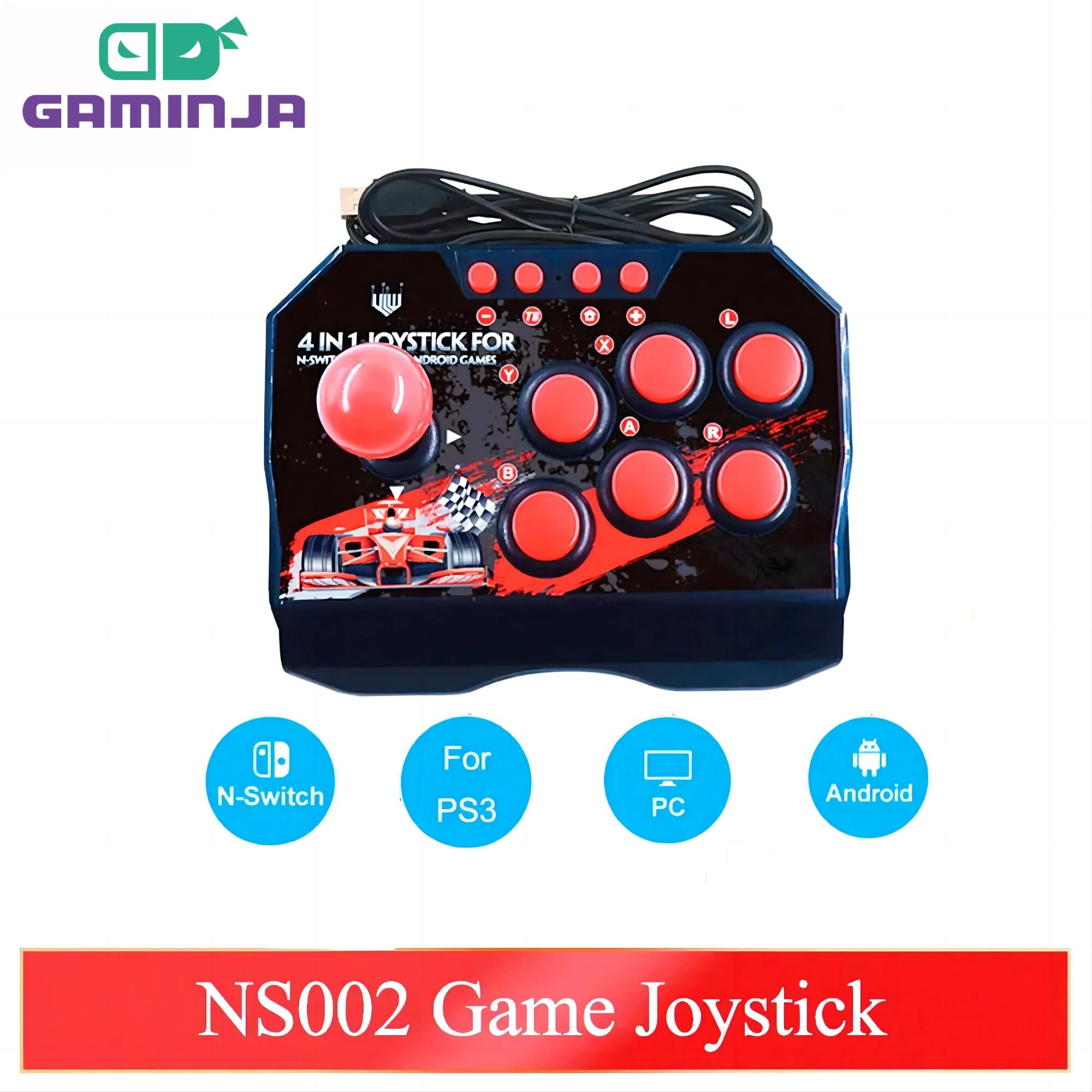 GAMINJA NS002 4 en 1 Retro Arc - Arcade Game Jackpot reseña y precio